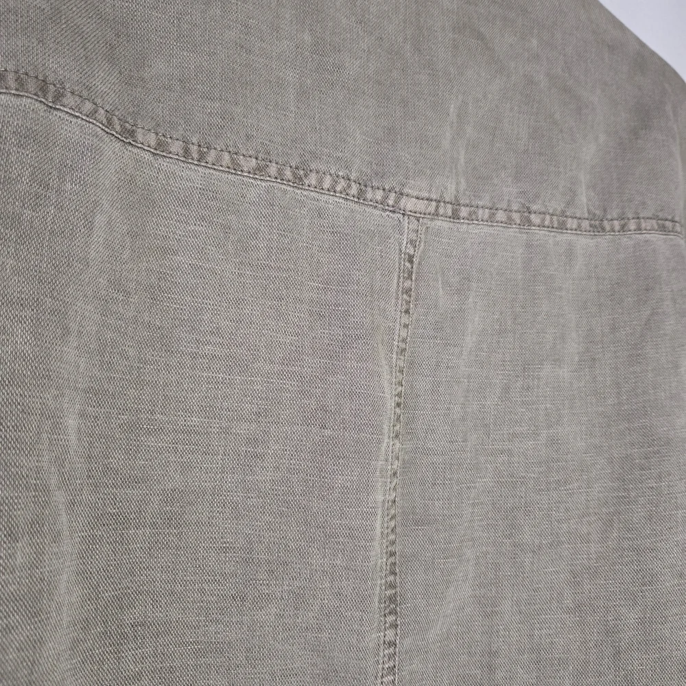 C&C California Olive Green Linen Utility Jacket Large Lightweight Capsule‎ Layer